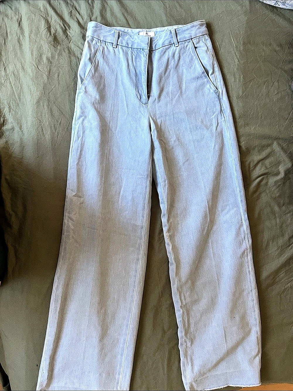 Babaton Meetup Wide Jean - Blue, Size 8